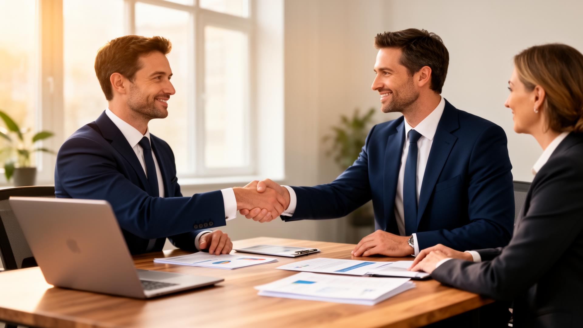 Persönliche Beratung zur Flottenversicherung im Büro